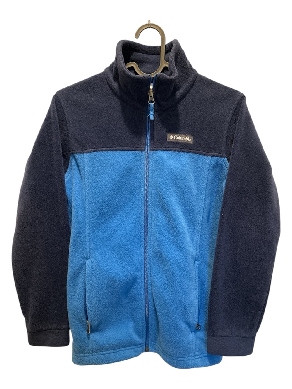 Columbia Two-Tone Blue Full-Zip Fleece Jacket for Boys Medium 10/12